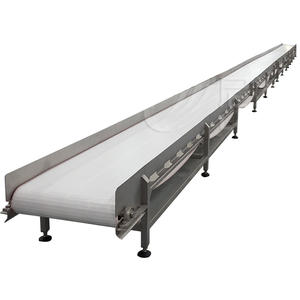 LWT Electric Food Grade Conveyor Belt Packing Line PU Belt System