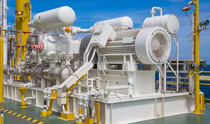 Asynchronous single phase motors driving industrial compressors